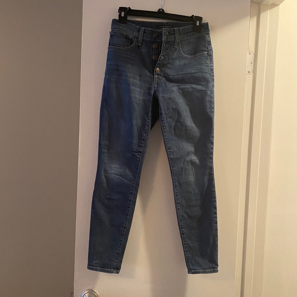Lucky Brand high rise skinny bridgette jeans